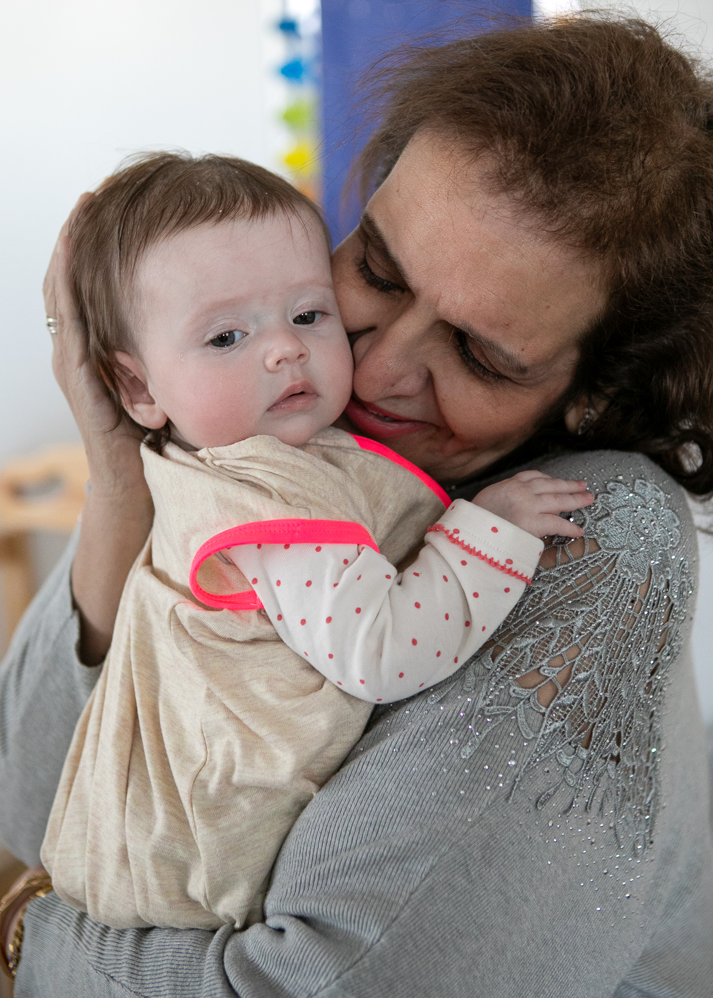 CHILDCARE DIRECTOR, MARY SAAD & ONE OF OUR BABIES